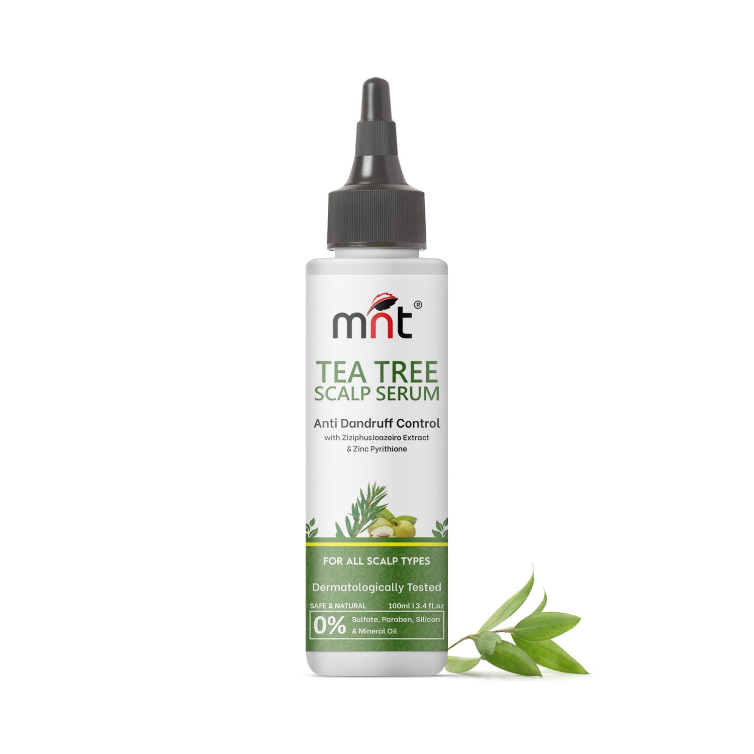 Tea Tree Anti Dandruff Hair Care Combo - Tea Tree Shampoo 300ml + Tea Tree Scalp Serum 100ml