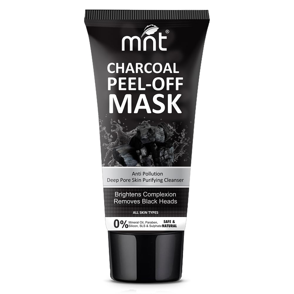 Charcoal Peel Off Mask for Women & Men | Removes Blackheads & Whiteheads | Deep Cleansing Charcoal Peel Off Mask for Oily Skin & Dull Face | 100 g