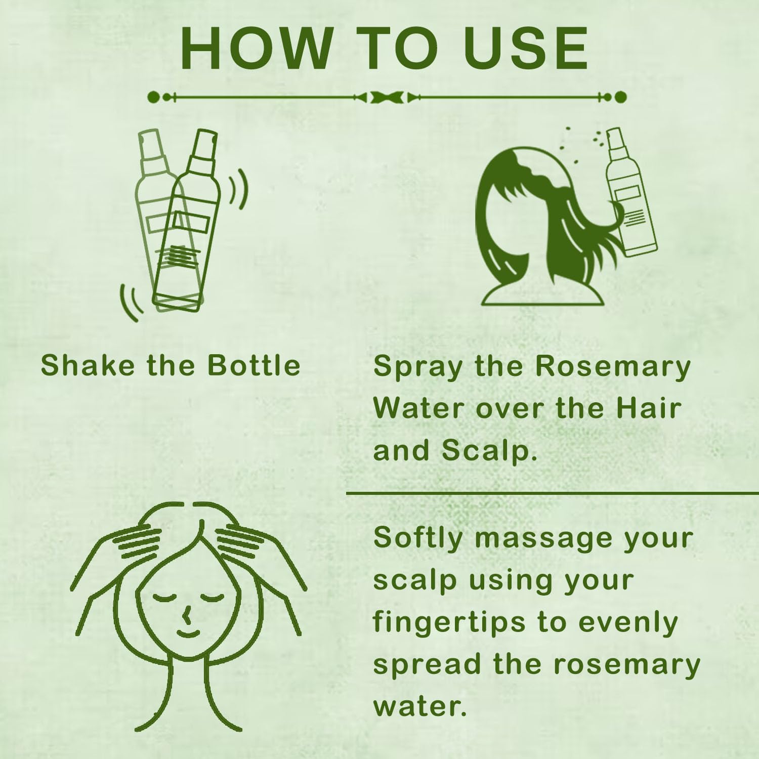 Rosemary Water Spray for Hair Growth and Healthy Scalp | 100% Pure Steam-distilled Rosemary Hydrosol for Hair | Rosemary Hair Mist/Toner